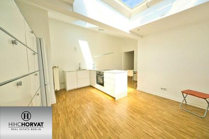ZIONSKIRCHPLATZ! DESIGN-PENTHOUSE BERLIN MITTE 3 ZI., LIFT, DUSCHE, EBK, 5.OG, MÖBLIERT & AB SOFORT!