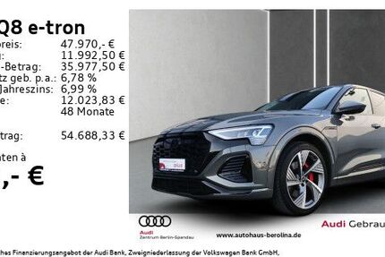 Audi Q8 e-tron 50.772 km 46.970 &euro; Berlin 13581