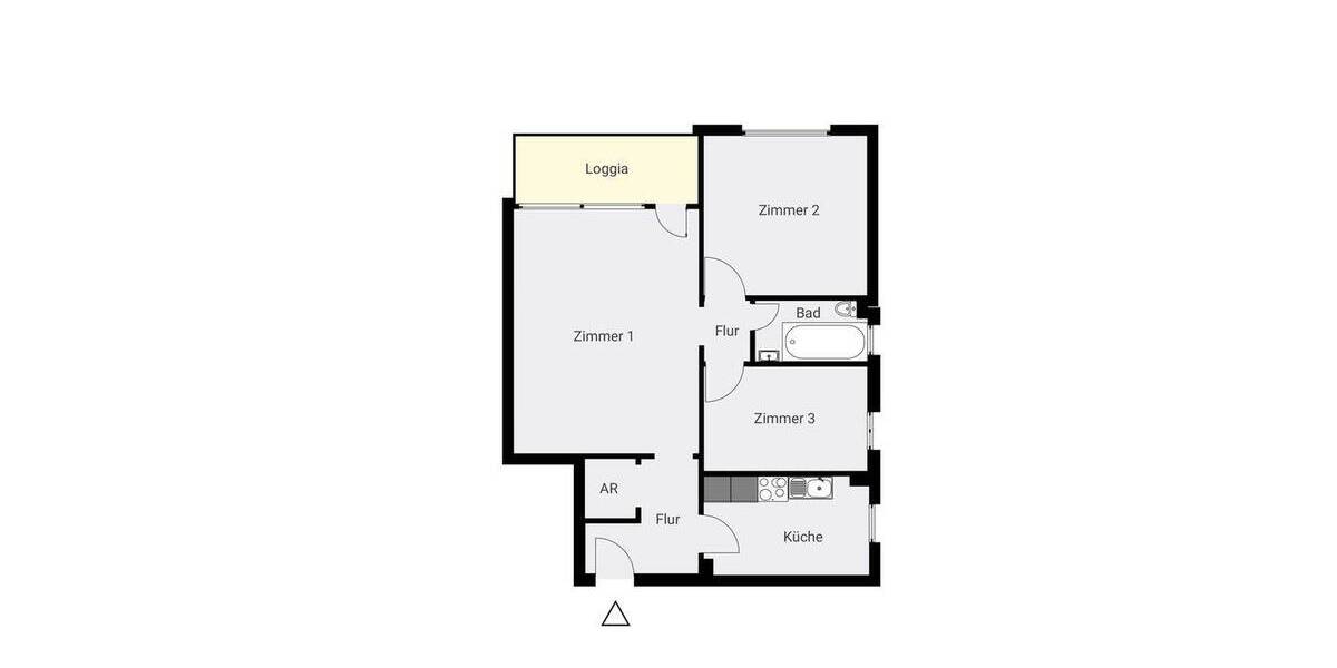 Etagenwohnung Berlin Steglitz - 3 Zimmer, 65 m&sup2;, 330.000&euro; | Angebot:26220170