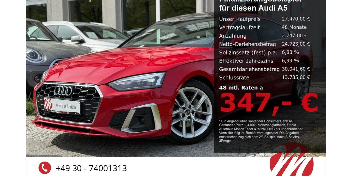 Audi A5 103.000 km 27.470 &euro; Berlin 12305