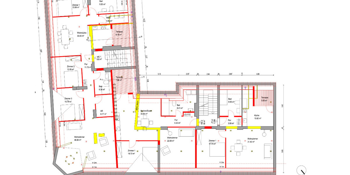 Etagenwohnung Potsdam Südliche Innenstadt - 12 Zimmer, 400 m&sup2;, 280.000&euro; | Angebot:25642690