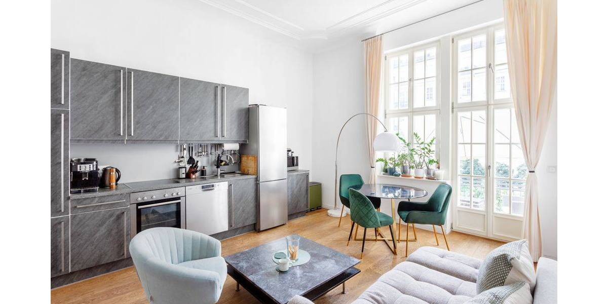 Etagenwohnung Berlin Charlottenburg - 2 Zimmer, 55 m&sup2;, 595.000&euro; | Angebot:26820542