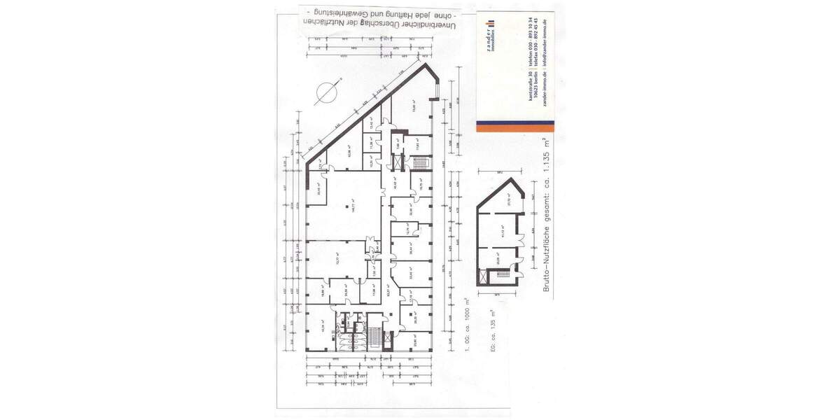 Gewerbeobjekt Berlin Tempelhof - 1 Zimmer, 1 m&sup2;, 9.650&euro; | Angebot:25708813