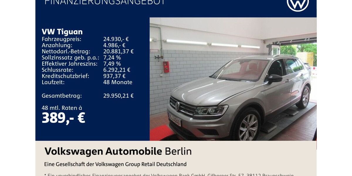 VW Tiguan 30.320 km 24.930 &euro; Berlin 12681
