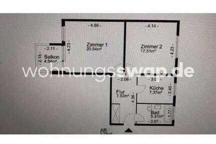 Wohnung zum Mieten in Berlin 450 € 68 m² 2 zimmer