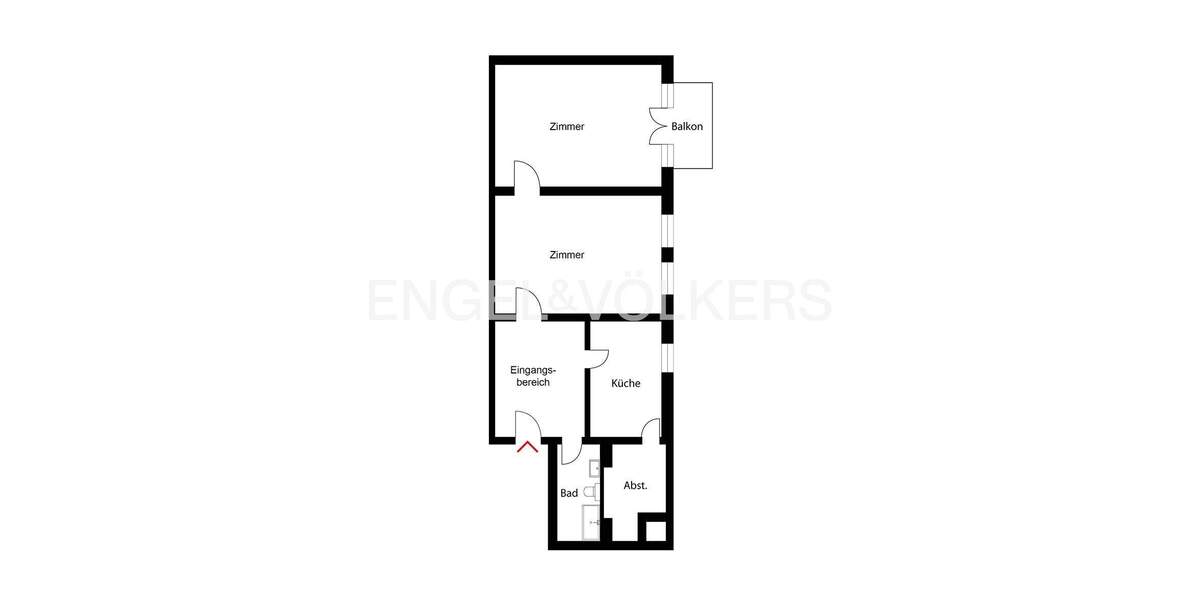 Etagenwohnung Berlin Friedrichshain - 2 Zimmer, 87 m&sup2;, 529.000&euro; | Angebot:25822074