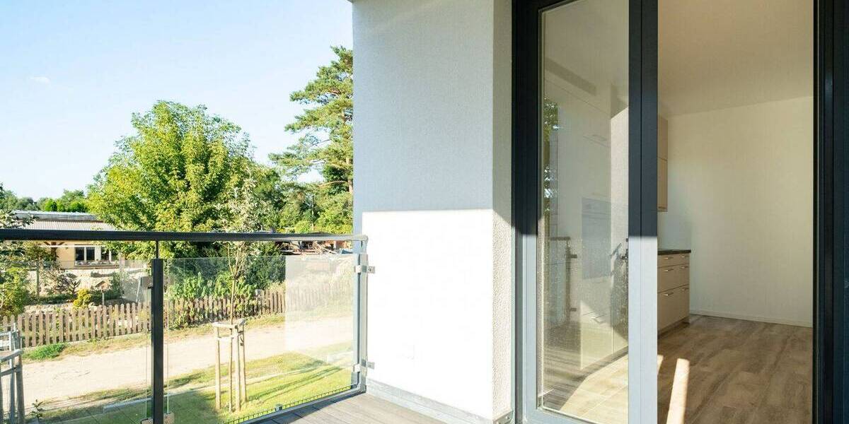 Architektonischer Hingucker: Neubau Wohnung (EG) im lichtdurchfluteten CUBE von Birkenwerder 3 zimmer