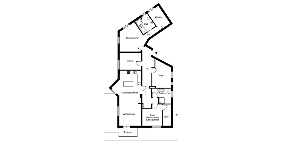 Etagenwohnung Berlin Nikolassee - 6 Zimmer, 166 m&sup2;, 1.080.000&euro; | Angebot:26560577