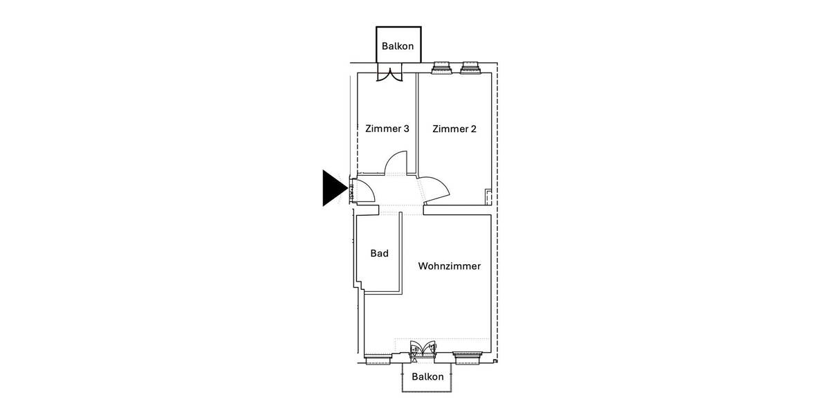 Etagenwohnung Berlin Steglitz - 3 Zimmer, 62 m&sup2;, 2.170&euro; | Angebot:26150690