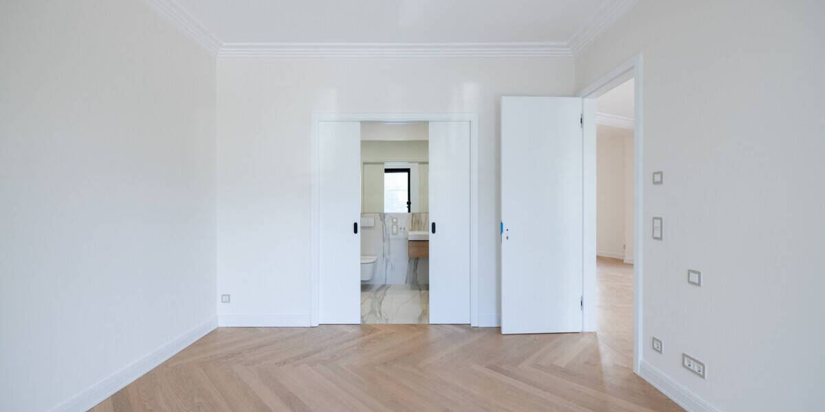 Eleganz auf höchstem Niveau - stilvolles Apartment mit Stuck, Schiebetüren & Premium-Ausstattung 3 zimmer