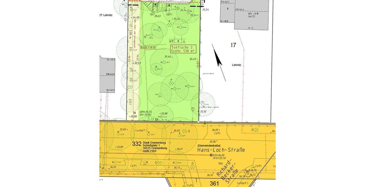 Grundstück Oranienburg Lehnitz - 249.000&euro; | Angebot:25864424