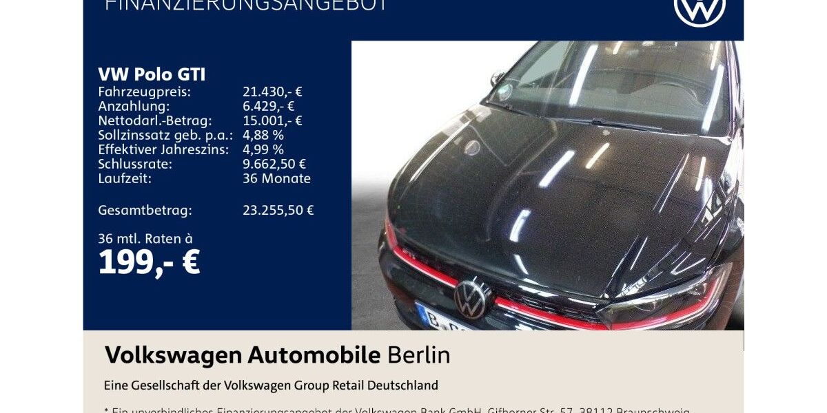 VW Polo 43.600 km 21.430 &euro; Berlin 10587