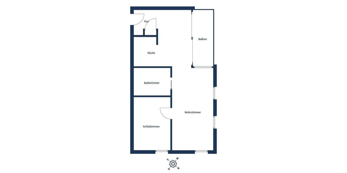 Moderne 2-Zimmer-Wohnung mit Balkon in erstklassiger Wasserlage und Blick auf die Spree 2 zimmer