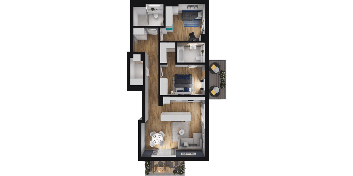 Etagenwohnung Falkensee - 3 Zimmer, 88 m&sup2;, 465.000&euro; | Angebot:24482348