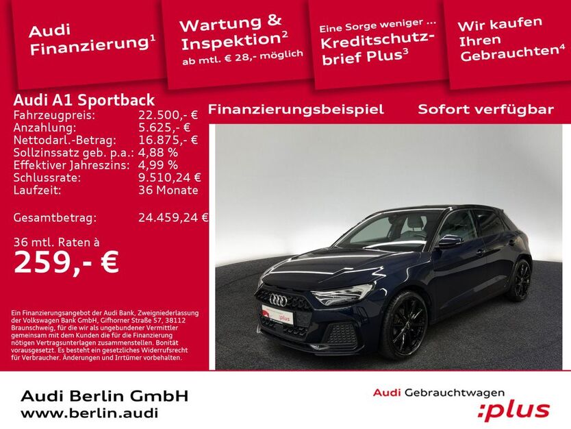 Audi A1 33.300 km 22.500 € Berlin 10587