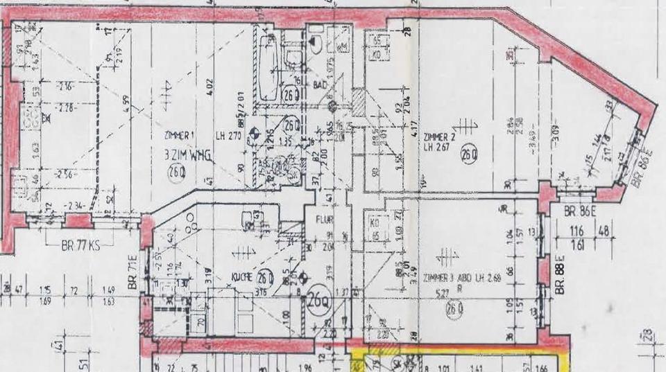 Etagenwohnung Berlin Mitte - 3.5 Zimmer, 108 m&sup2;, 670.000&euro; | Angebot:27072867