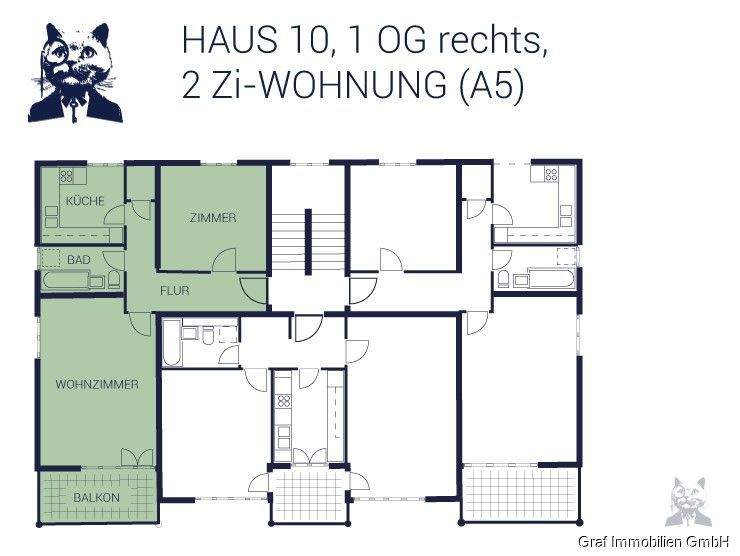 Etagenwohnung Berlin / Waidmannslust Waidmannslust - 2 Zimmer, 62 m&sup2;, 259.900&euro; | Angebot:25666675