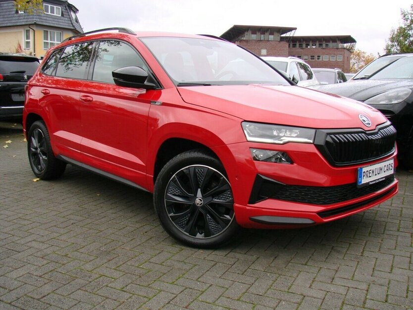 Skoda Karoq 2,0TSI Sportline 4x4 ACC Columbus SHZ AHK 19.989 km 36.980 € Falkensee 14612