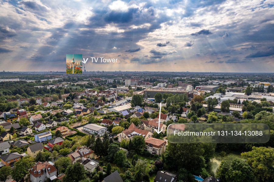 Sonniges Penthouse - Villenensemble -Weißensee - 4 Balkone - Dachgeschoßwohnung Berlin Weißensee | Angebot:23559705