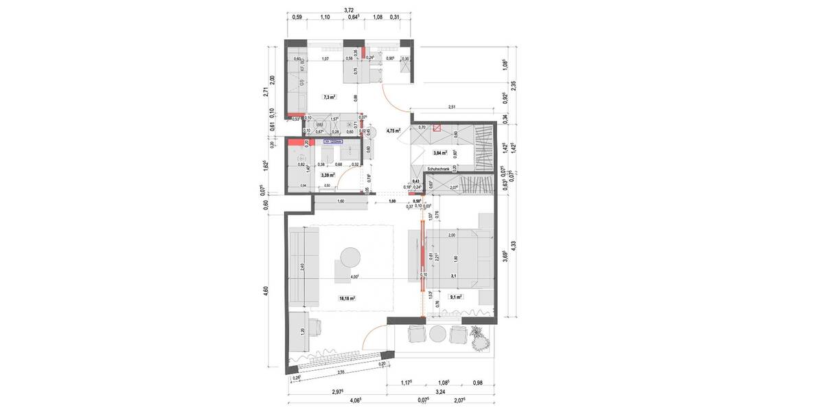 Etagenwohnung Berlin Westend - 2 Zimmer, 50 m&sup2;, 1.499&euro; | Angebot:25980163