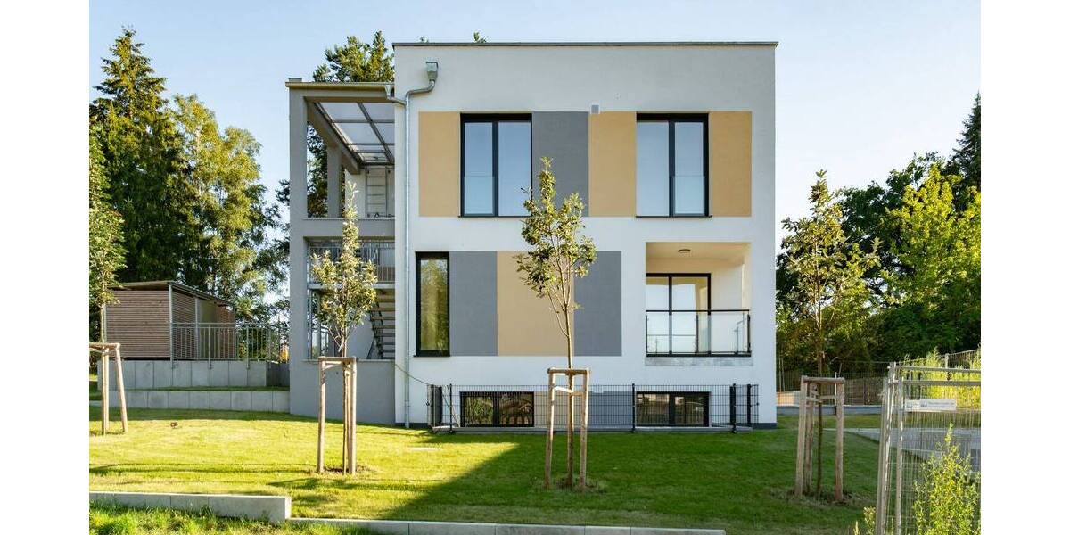 Architektonischer Hingucker: Neubau Wohnung (EG) im lichtdurchfluteten CUBE von Birkenwerder 3 zimmer