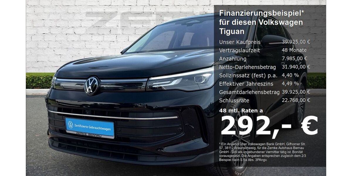VW Tiguan 15.289 km 38.850 &euro; Bernau 16321