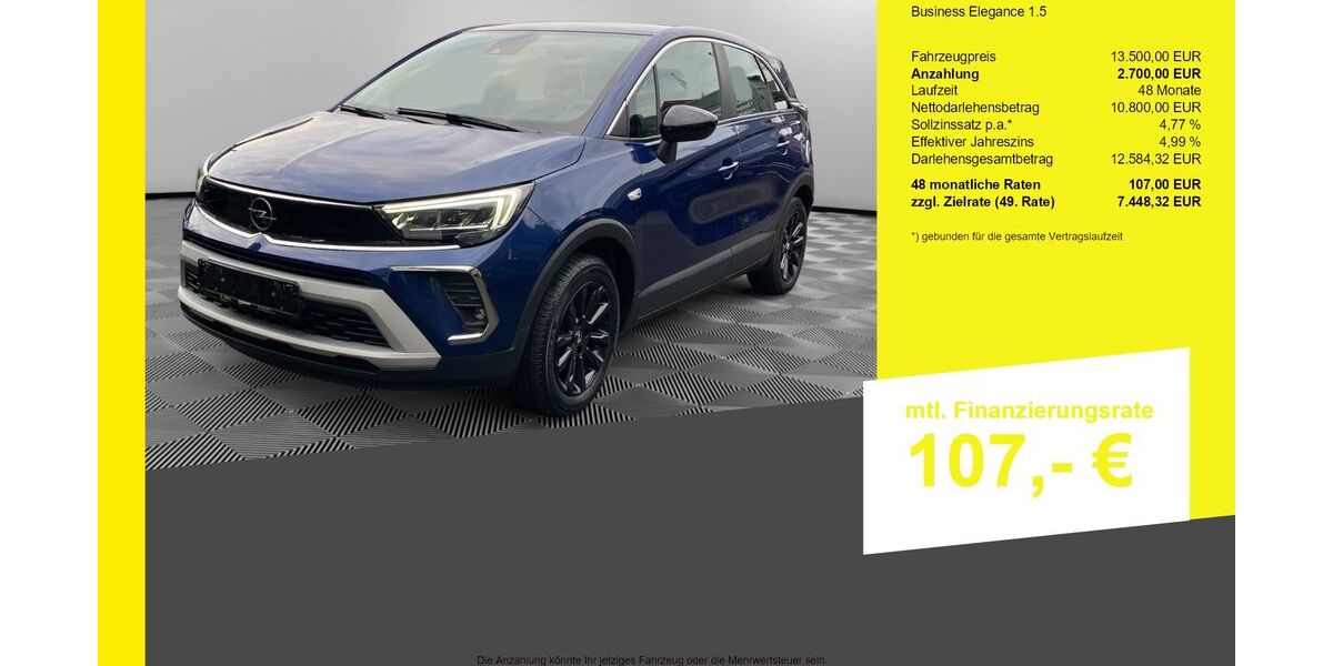 Opel Crossland (X) 102.967 km 13.500 &euro; Berlin-Französisch Buchholz 13127