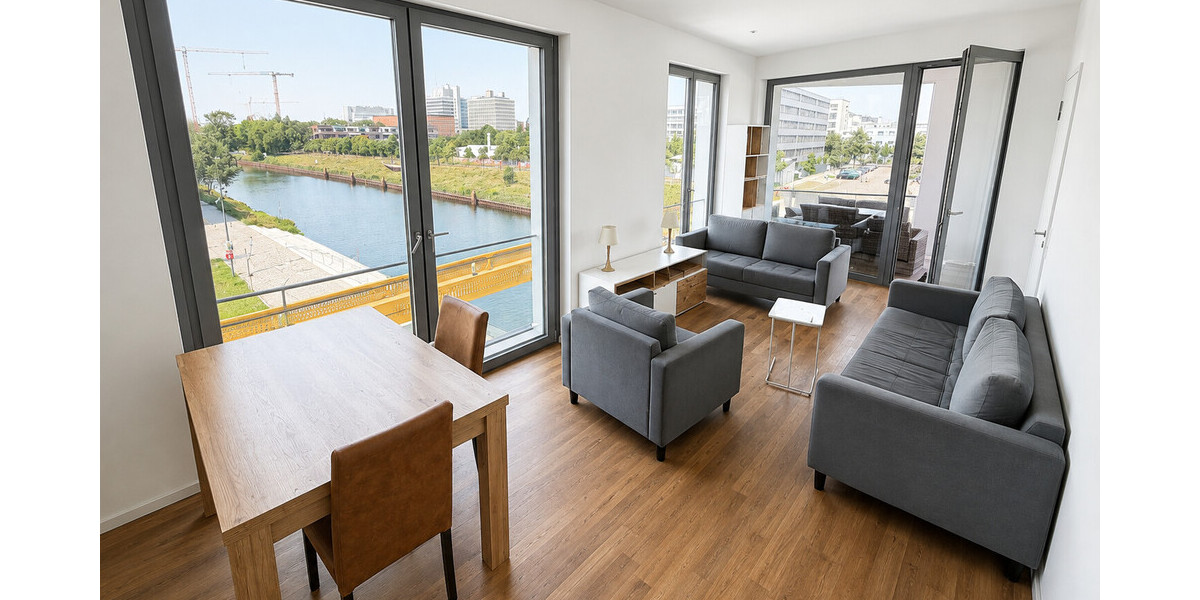 ETW aus 2021-Berlin-Mitte mit spektakulären Wasserblick, Balkon & hochmoderner Ausstattung -Top Lage - Etagenwohnung Berlin Mitte | Angebot:27262285