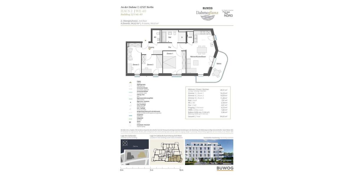 Etagenwohnung Berlin Grünau - 4 Zimmer, 94 m&sup2;, 739.000&euro; | Angebot:25713952