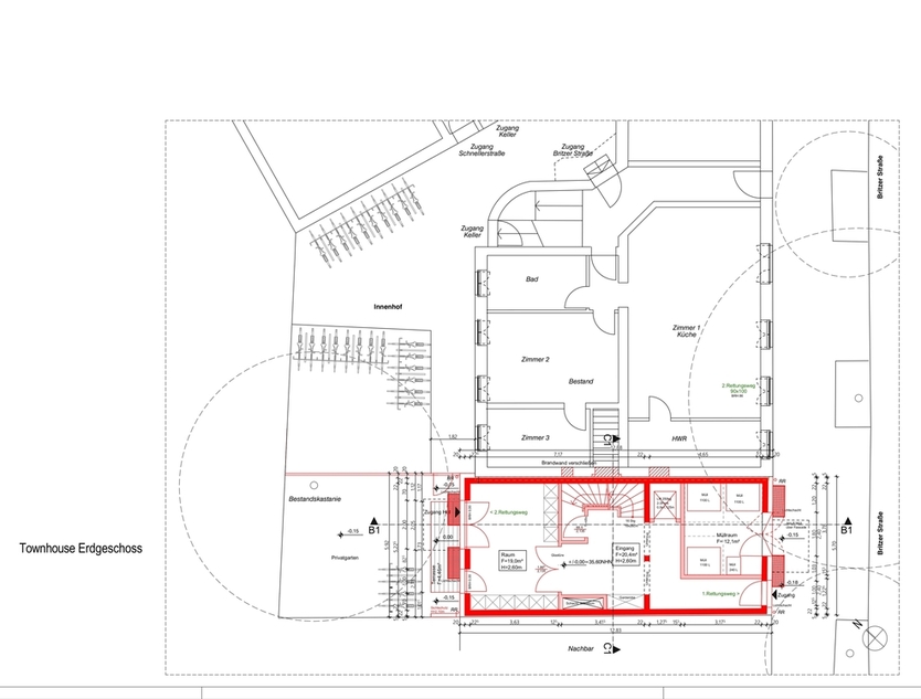 PERFEKTE TOWNHOUSE-PLANUNG MIT BAUGENEHMIGUNG! WOHNENARBEITEN AUF 5 ETAGEN IN NIEDERSCHÖNEWEIDE! zimmer