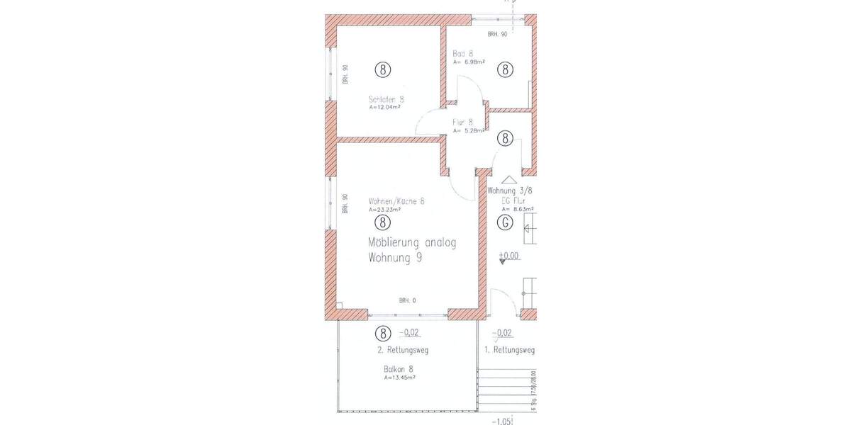 Etagenwohnung Berlin Altglienicke - 2 Zimmer, 57 m&sup2;, 253.961&euro; | Angebot:24636017