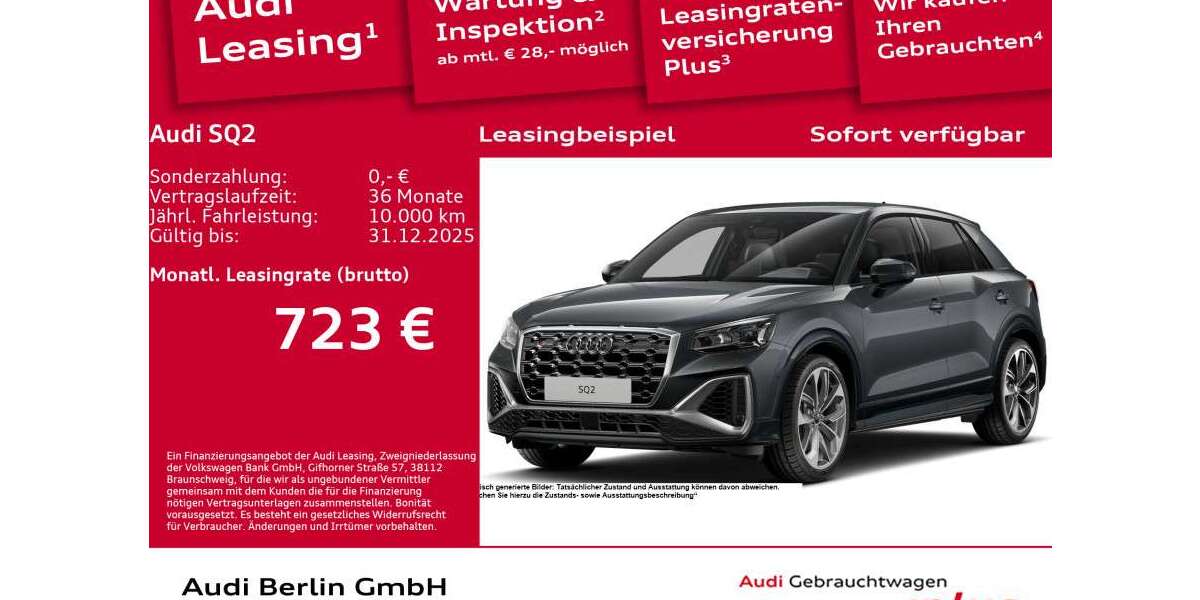 Audi SQ2 6.001 km 54.990 € Berlin 10587