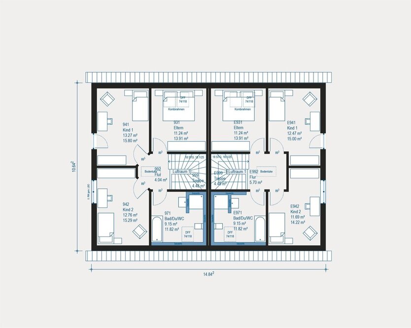 Preiswerte Doppelhaushälfte in Berlin Marzahn-Hellersdorf 4 zimmer
