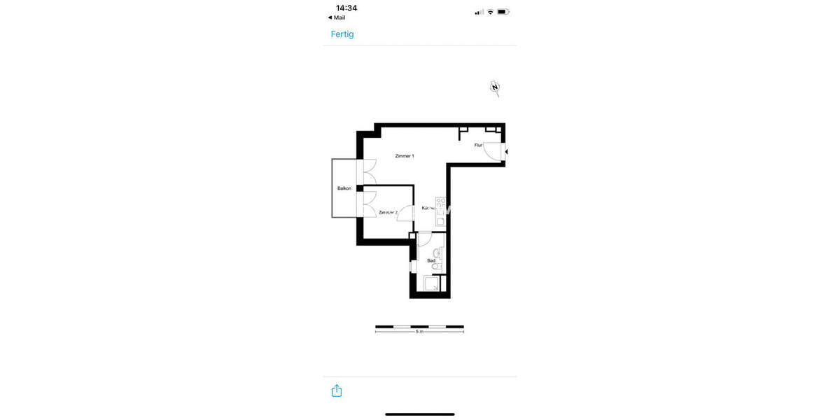 Etagenwohnung Berlin Friedrichsfelde - 2 Zimmer, 41 m&sup2;, 385&euro; | Angebot:26493800
