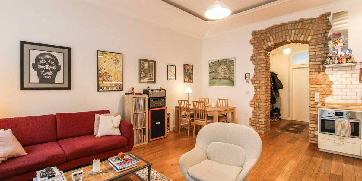 Etagenwohnung Berlin Friedrichshain - 2 Zimmer, 52 m&sup2;, 298.000&euro; | Angebot:26688485