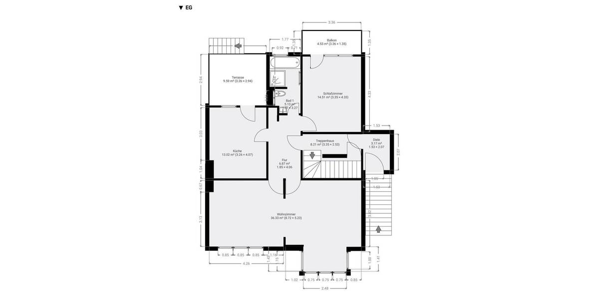 Doppelhaushälfte Berlin Lichterfelde - 5 Zimmer, 172 m&sup2;, 930.000&euro; | Angebot:26515970