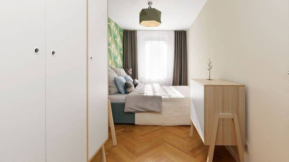 Helle 2-Zimmer-Wohnung mit Balkon