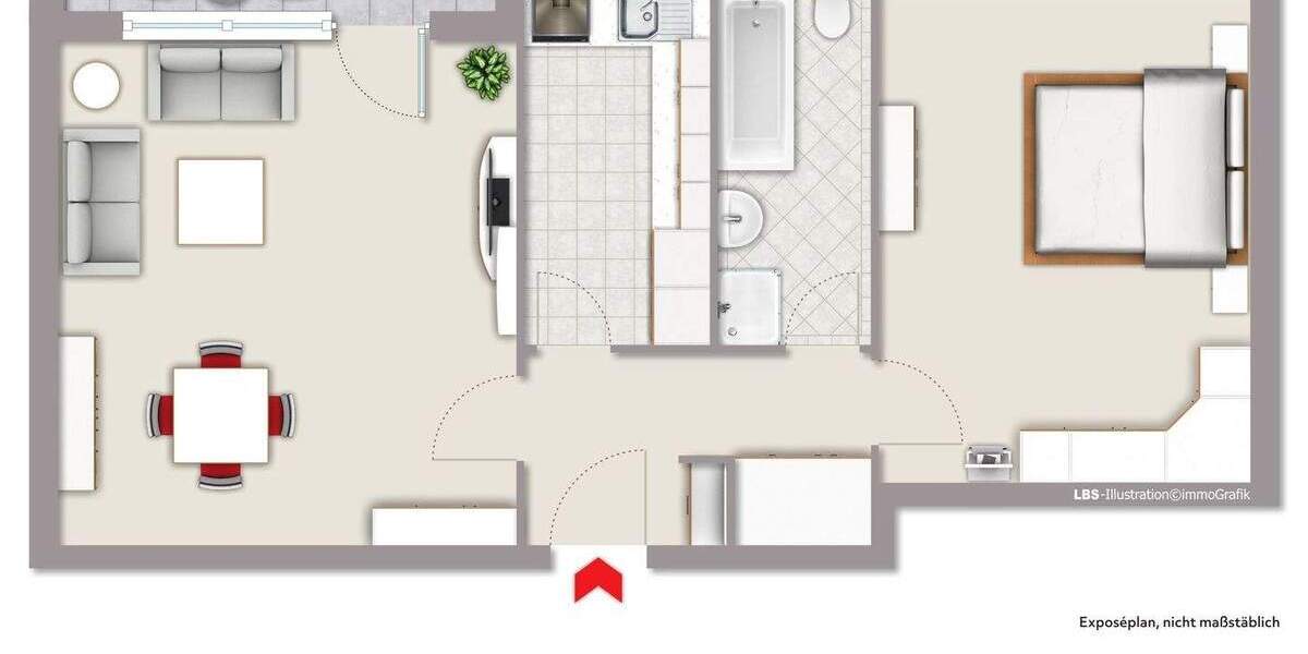 Etagenwohnung Berlin Marienfelde - 2 Zimmer, 58 m&sup2;, 140.000&euro; | Angebot:24694212