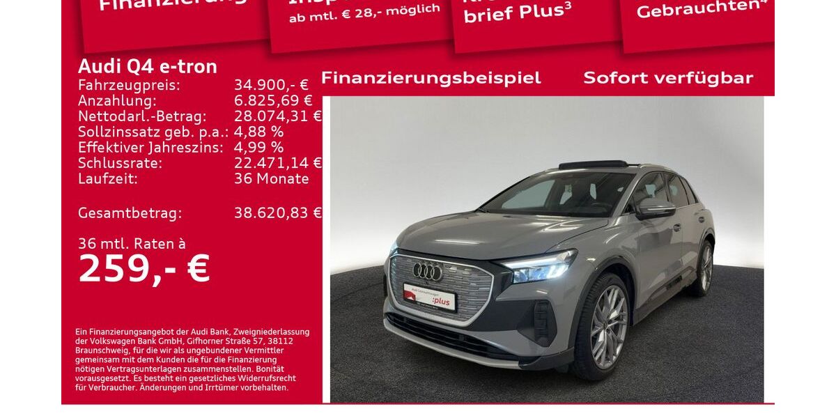 Audi Q4 e-tron 37.600 km 34.900 &euro; Berlin 12489