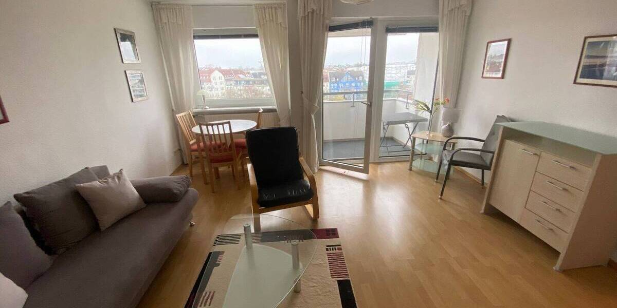 Nähe Adenauerplatz-U7 Top City-Wohnung mit Lift und 2 Balkone (möbliert) 2 zimmer