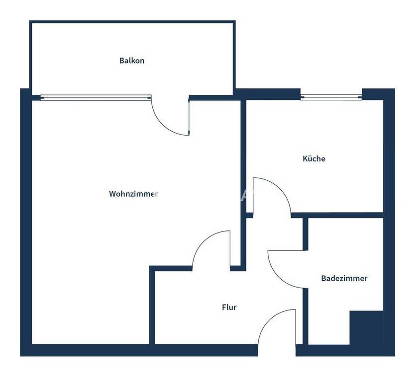 1-Zimmer-Apartment mit Balkon in urbaner und gefragter Lage