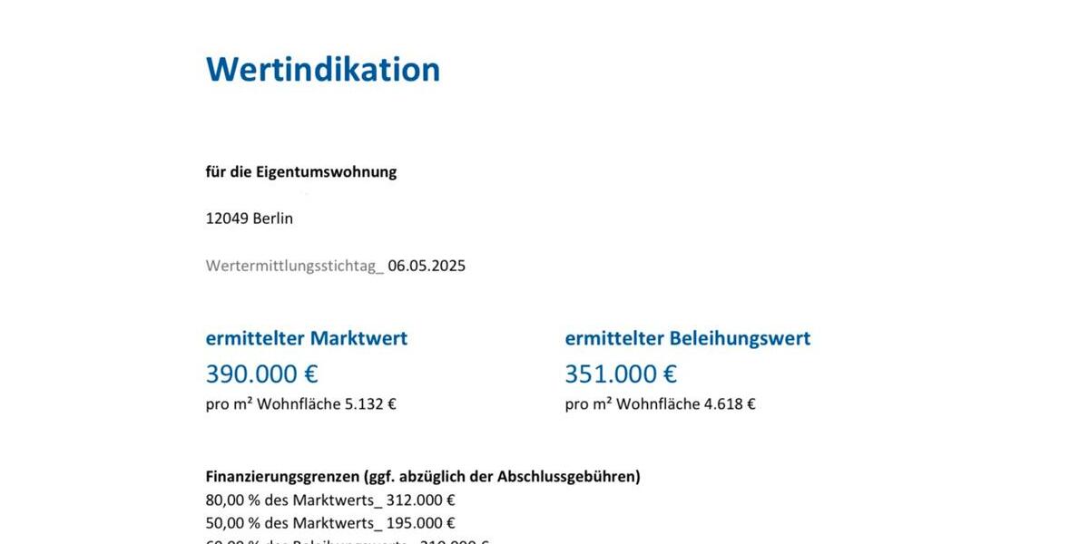 Etagenwohnung Berlin Neukölln - 3 Zimmer, 76 m&sup2;, 289.000&euro; | Angebot:26698942