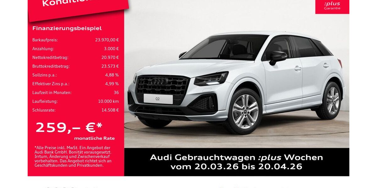 Audi Q2 43.455 km 23.970 &euro; Potsdam 14482