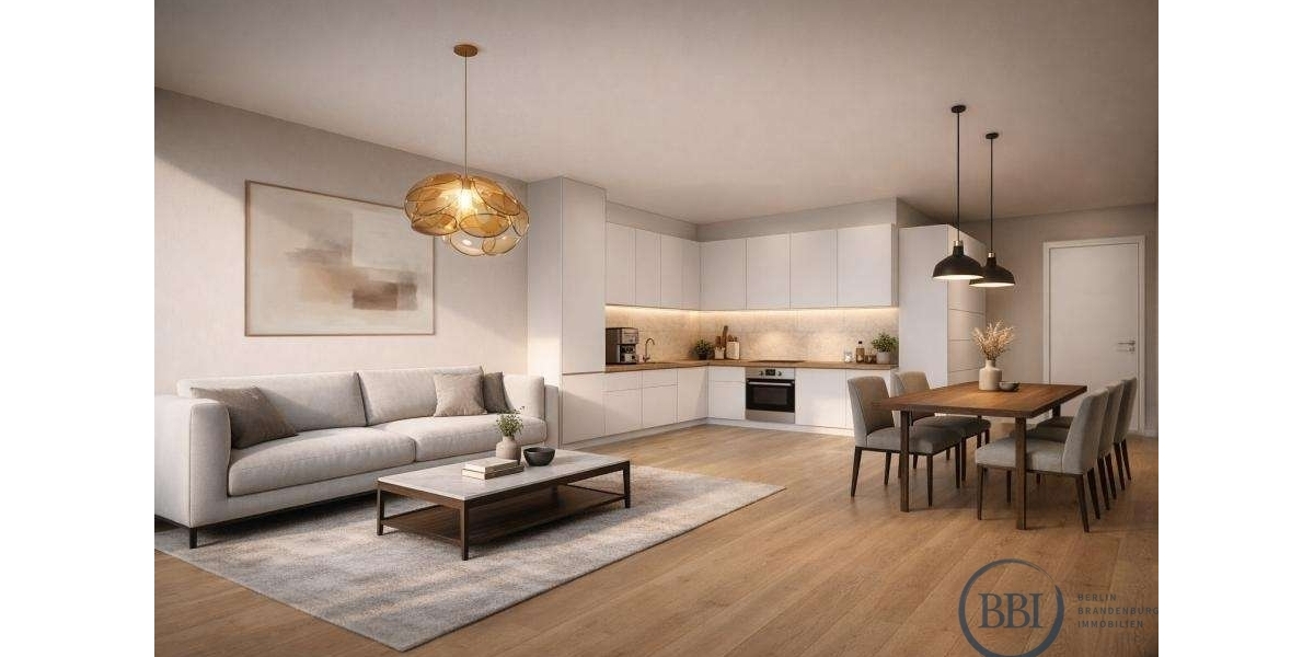 Kompakte Zwei-Zimmer-Neubauwohnung mit Loggia — Effizienzhaus 40, ideal für Kapitalanleger - 2- Berlin Lichtenberg | Angebot:27291324