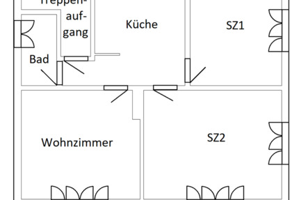 Wohnung Rangsdorf - 3 Zimmer, 65 m&sup2;, 840&euro; | Angebot:24866674