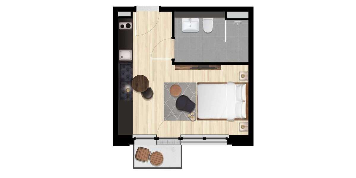 Wohnen auf Zeit in Berlin 1.190 € 1 zimmer