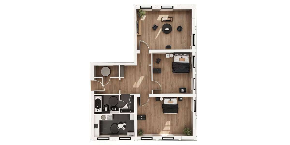 Etagenwohnung Berlin Friedrichshain-Kreuzberg - 3.5 Zimmer, 86 m&sup2;, 559.000&euro; | Angebot:26607616
