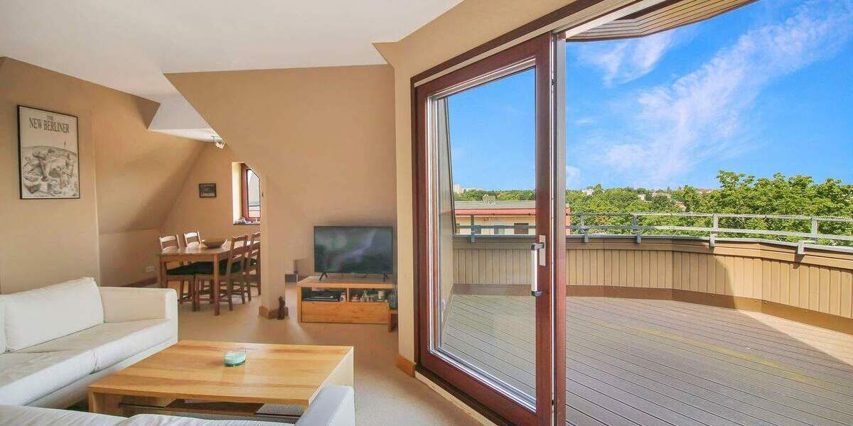 Dachgeschosswohnung mit großer Terrasse in zentraler Lage 3 zimmer