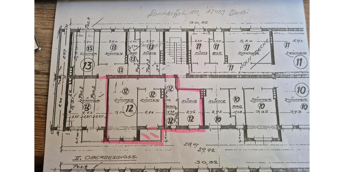 Etagenwohnung Berlin Reinickendorf - 2 Zimmer, 57 m&sup2;, 182.000&euro; | Angebot:25894148