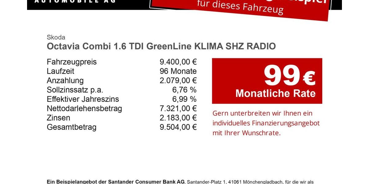 Skoda Octavia 118.823 km 9.400 &euro; Schönefeld 12529